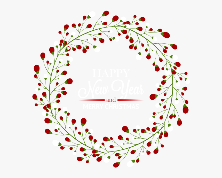 Christmas Deco Wreath Png Clipar Clipart Image - Transparent Background Christmas Wreath Clip Art, Png Download, Free Download