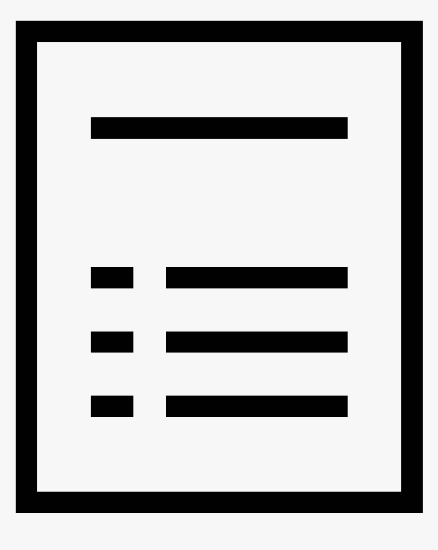 Purchase Order Icon - Monochrome, HD Png Download, Free Download