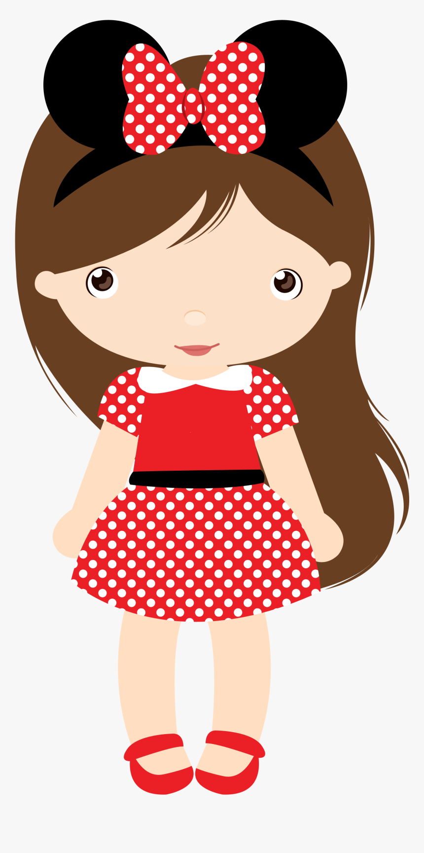 Transparent Minnie Vermelha Png - Boneca Minnie Vermelha Png, Png Download, Free Download