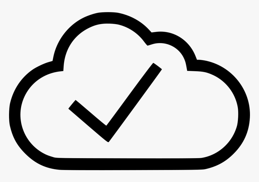 Cloud Good Check Mark, HD Png Download, Free Download