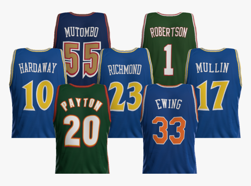 Nba 2k19 Throwback Jerseys, HD Png Download, Free Download