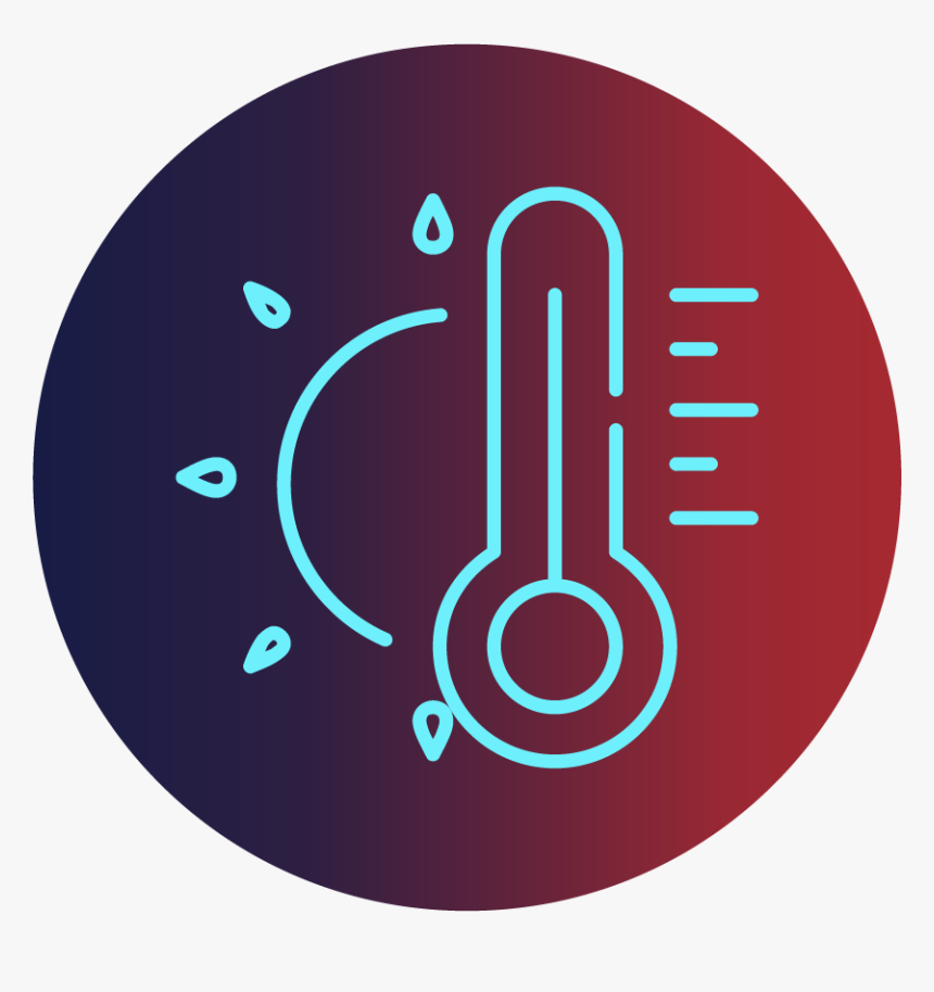 Average Temperature Icon - Circle, HD Png Download, Free Download