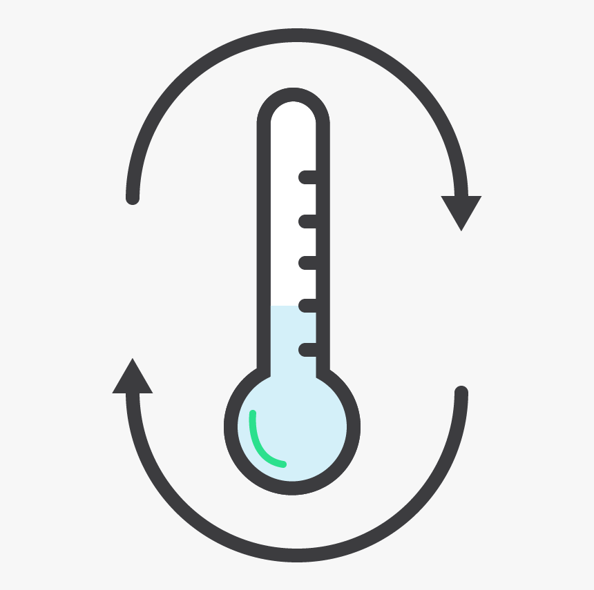 Thermostat At Cooler Setting Icon, HD Png Download, Free Download