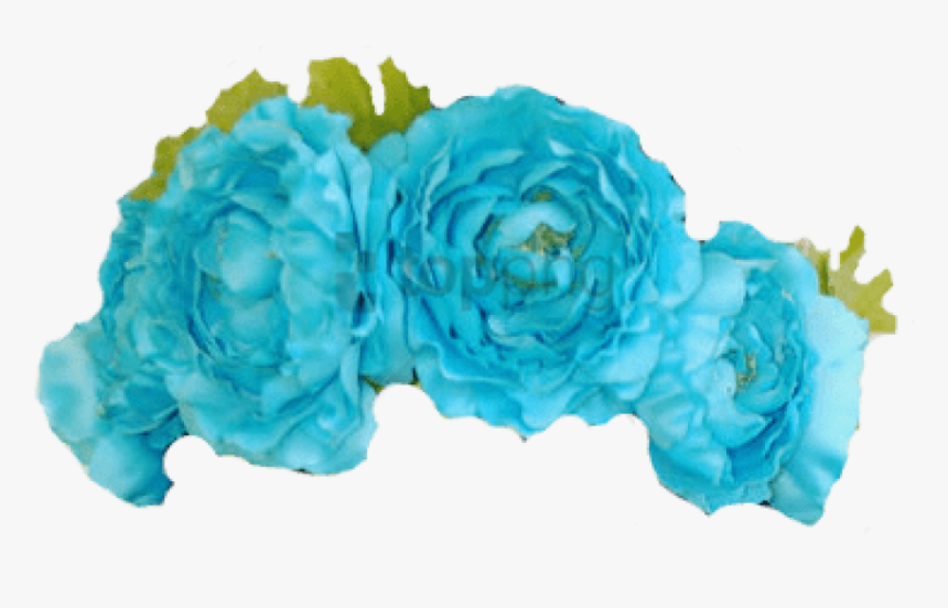 Transparent Image With Background - Blue Flower Crown Transparent Background, HD Png Download, Free Download