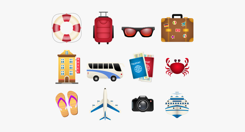 Icones De Viagem Png, Transparent Png, Free Download