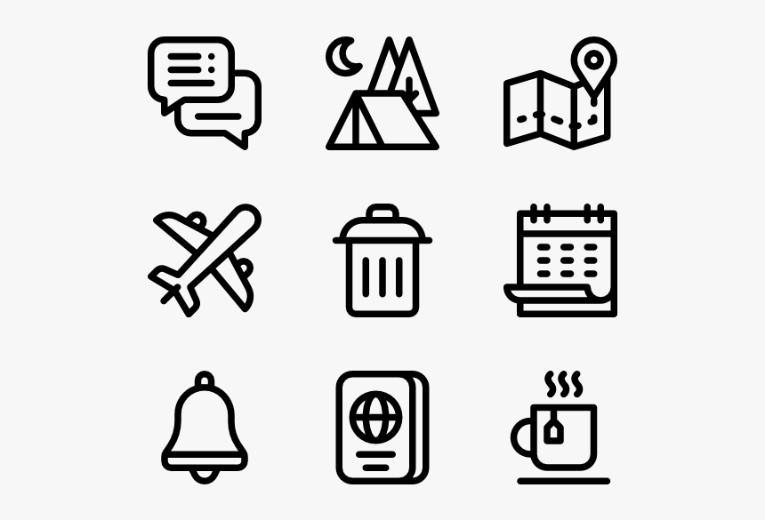 Travel App - Logistic Icons, HD Png Download, Free Download