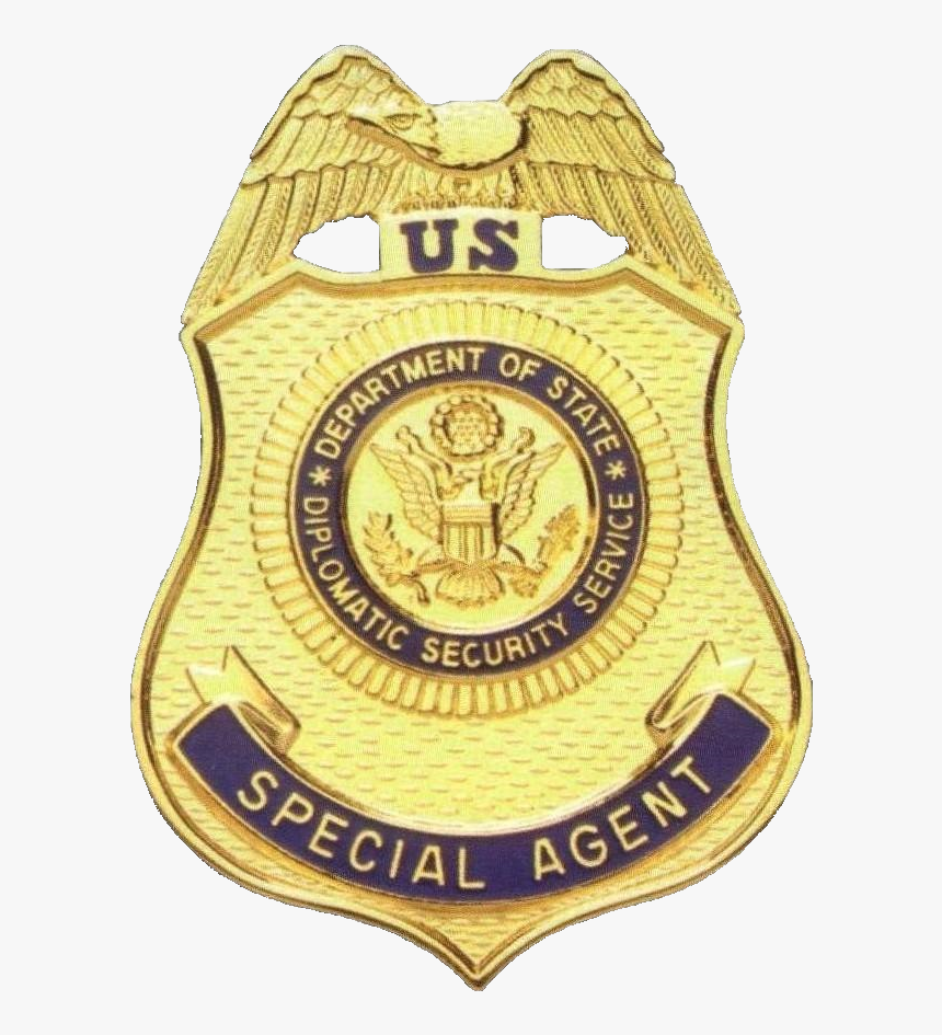 Security Badge Png - Department Of State Special Agent Badge, Transparent Png, Free Download