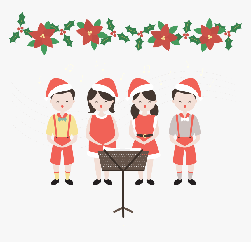 Christmas Concert Choir Singing Child - Christmas Concert Clip Art, HD Png Download, Free Download