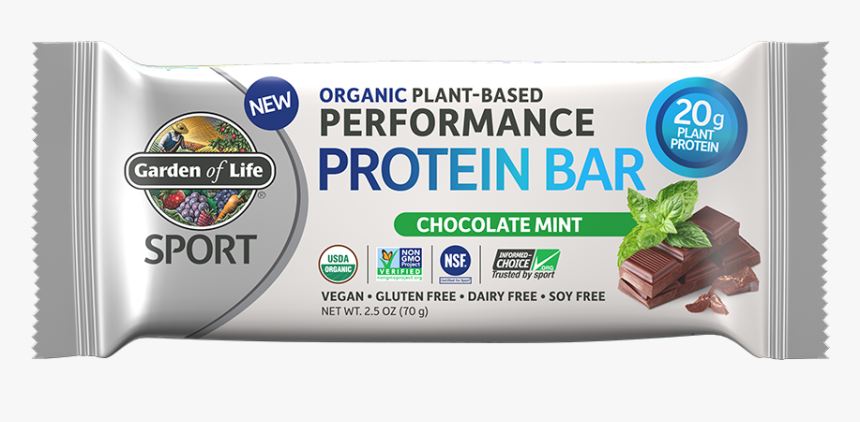 Sport Organic Plant Based Performance Protein Bars - Garden Of Life Bars, HD Png Download, Free Download