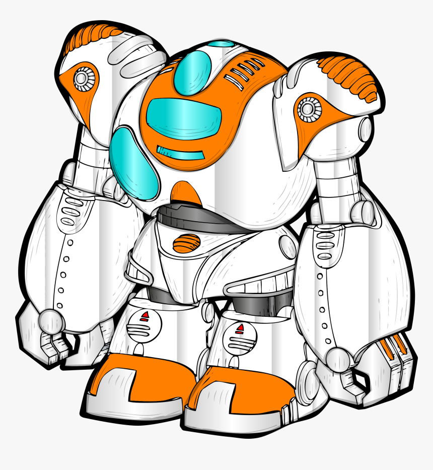 Robot Clipart Cool Robot - Like Big Bots And I Cannot Lie, HD Png Download, Free Download