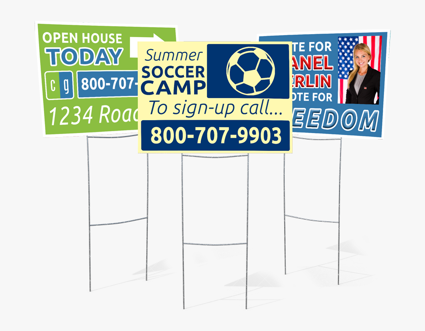 Take Your Pick From 1 Color, 2 Color Or Full Color - Signage, HD Png Download, Free Download