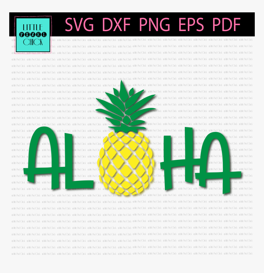 Pineapple Aloha Transparent, HD Png Download, Free Download