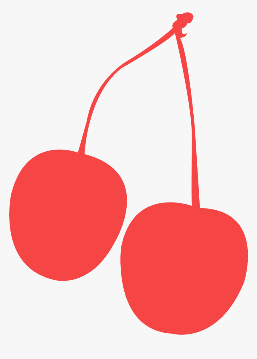 Silhouette Cherry Vector, HD Png Download, Free Download