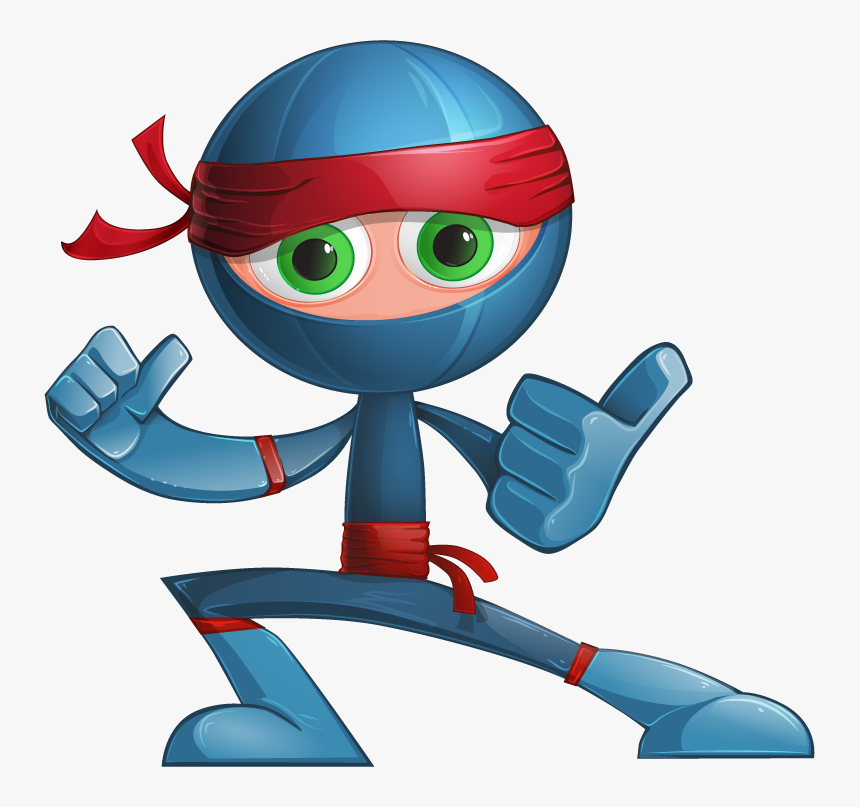 Blue Ninja Clipart, HD Png Download, Free Download