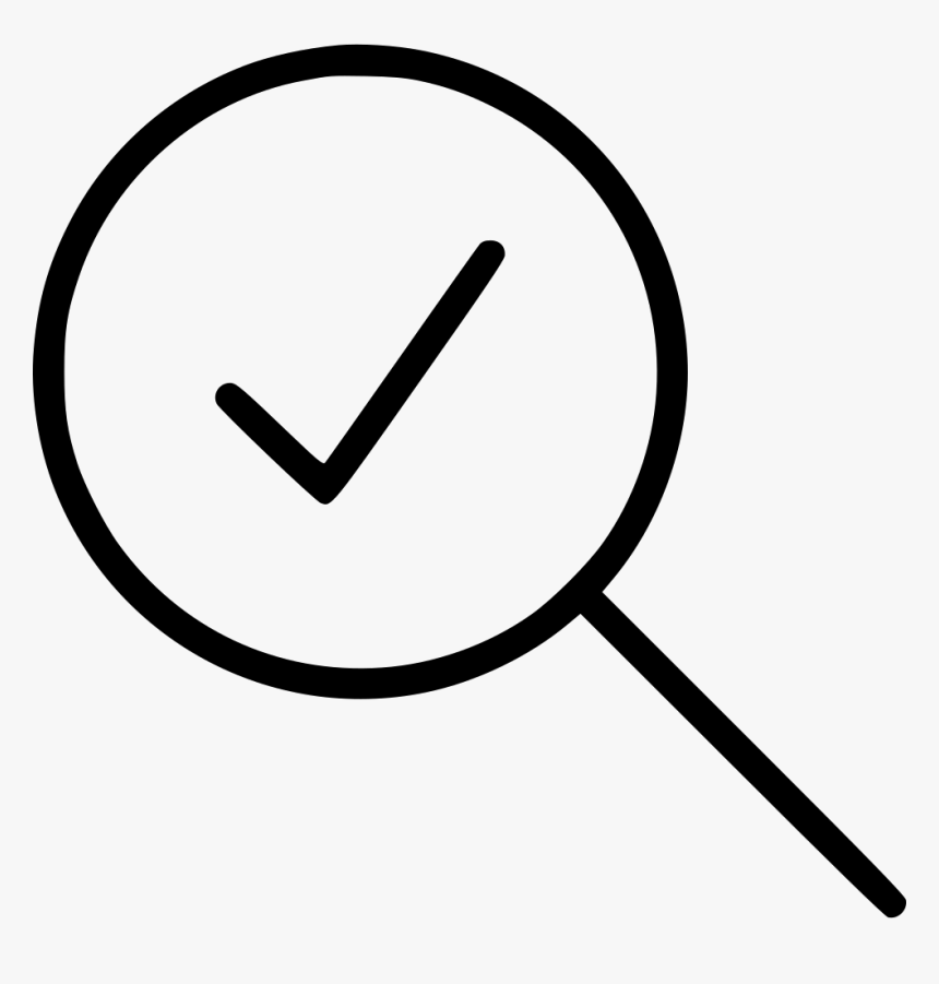 Png File Magnifying Glass Icon Thin - Magnifying Glass Png Icon, Transparent Png, Free Download