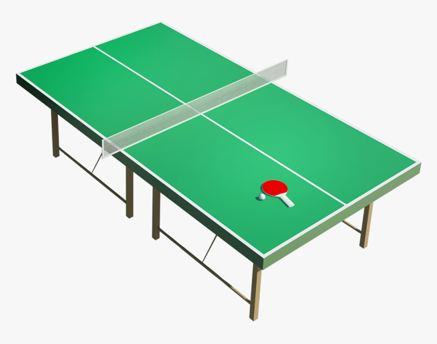Ping Png Games - Table Tennis Board, Transparent Png, Free Download