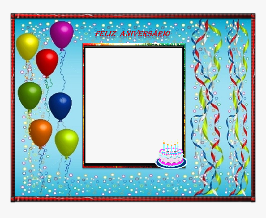 Molduras De Feliz Aniversário, HD Png Download, Free Download