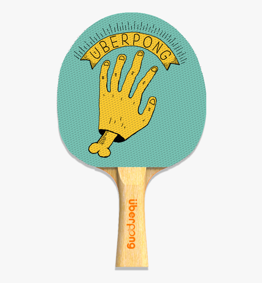 Hand Of Pong Designer Ping Pong Paddle - Cool Table Tennis Bat Designs, HD Png Download, Free Download