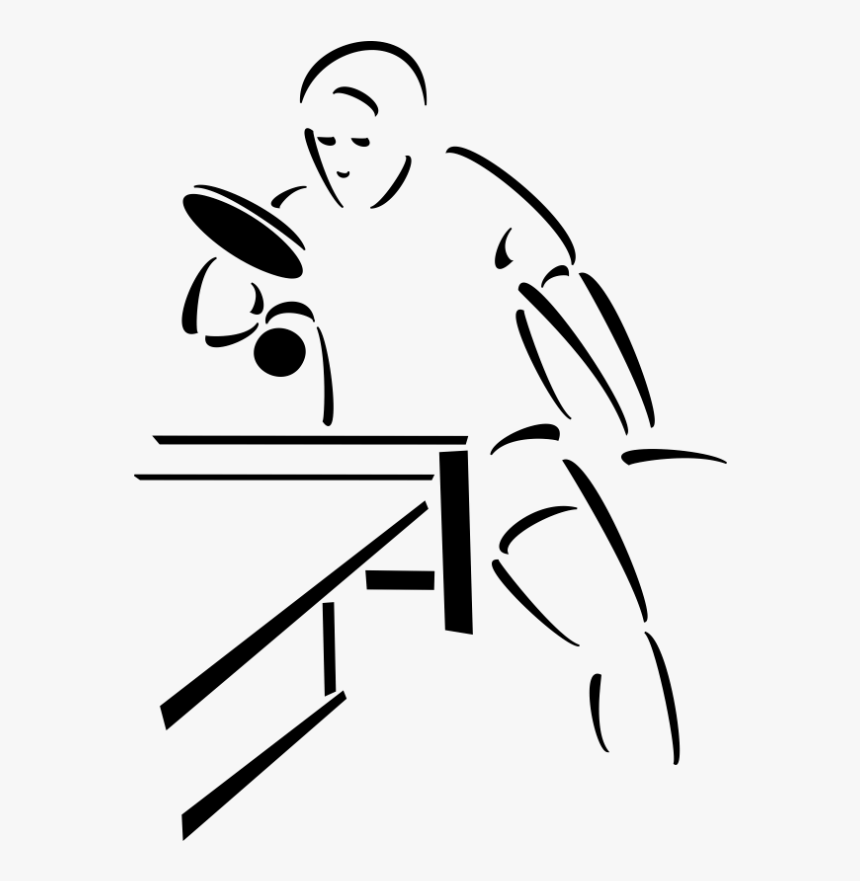 Ping Pong Paddles & Sets Table Clip Art - Table Tennis Clip Art, HD Png Download, Free Download