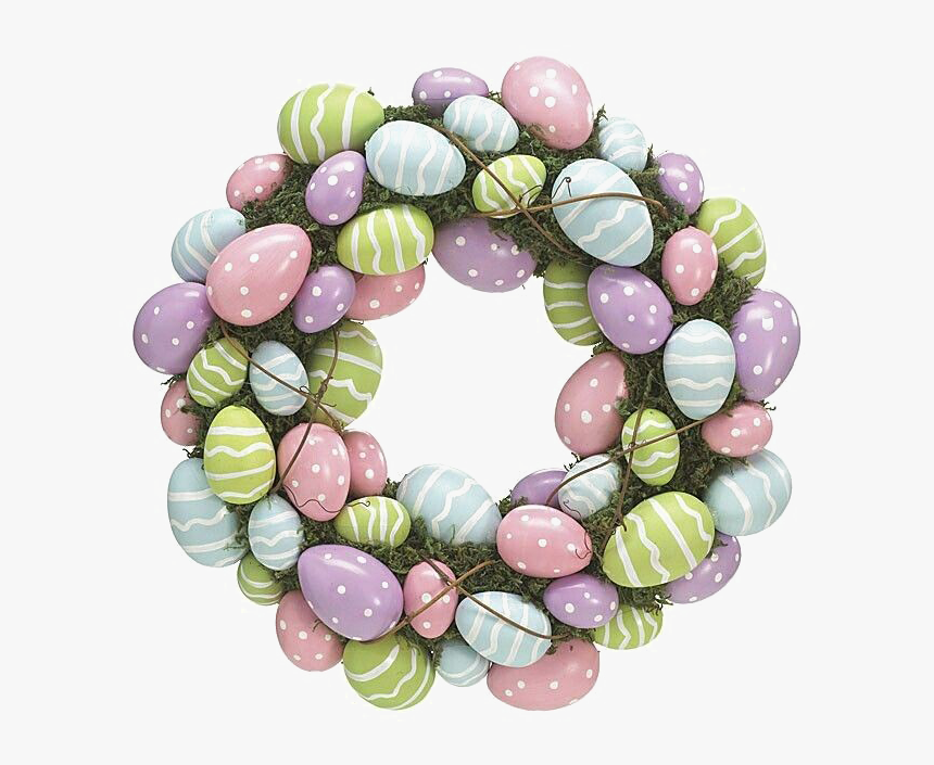 Easter Wreath Png Image Background - Easter Wreath Png Transparent, Png Download, Free Download