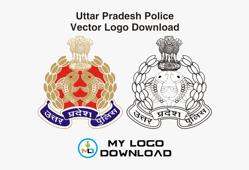 Up Police Logo Hd, HD Png Download, Free Download