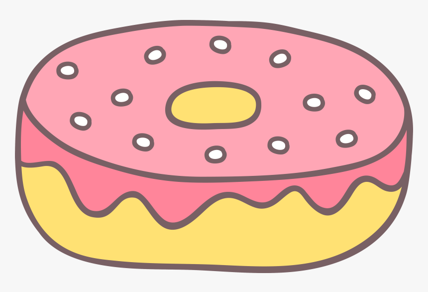 Juice Clipart Donuts - Cartoon Donut Png, Transparent Png, Free Download