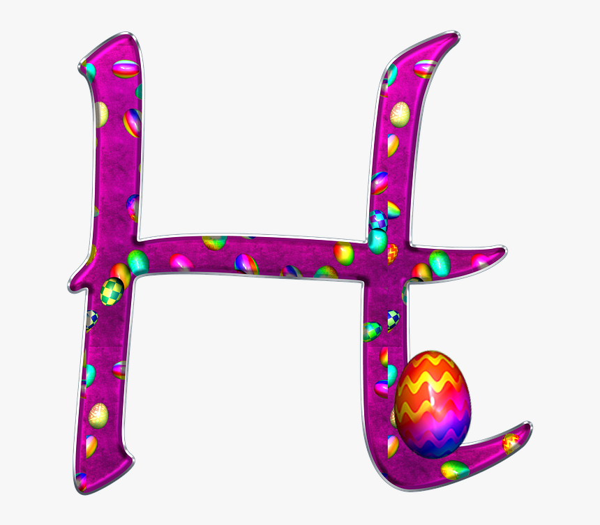 Alphabet, Letter, Initial, Easter, Background, HD Png Download, Free Download