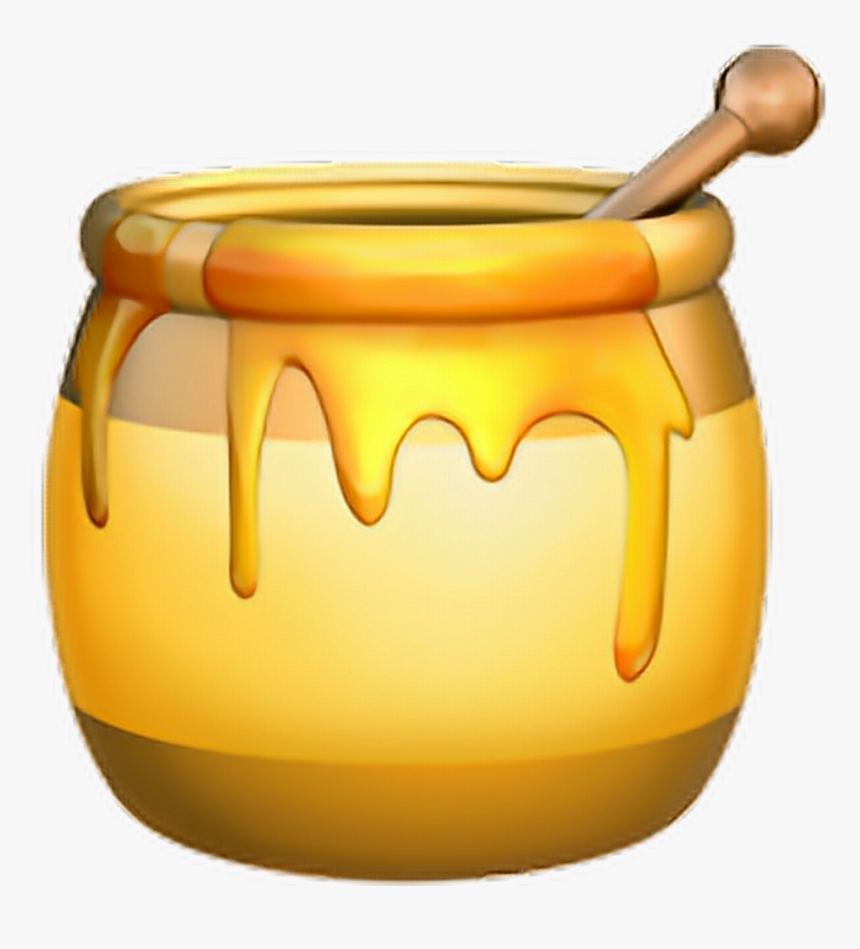 ❁ Honey Pot Emoji 🍯 - Honey Emoji Png, Transparent Png, Free Download