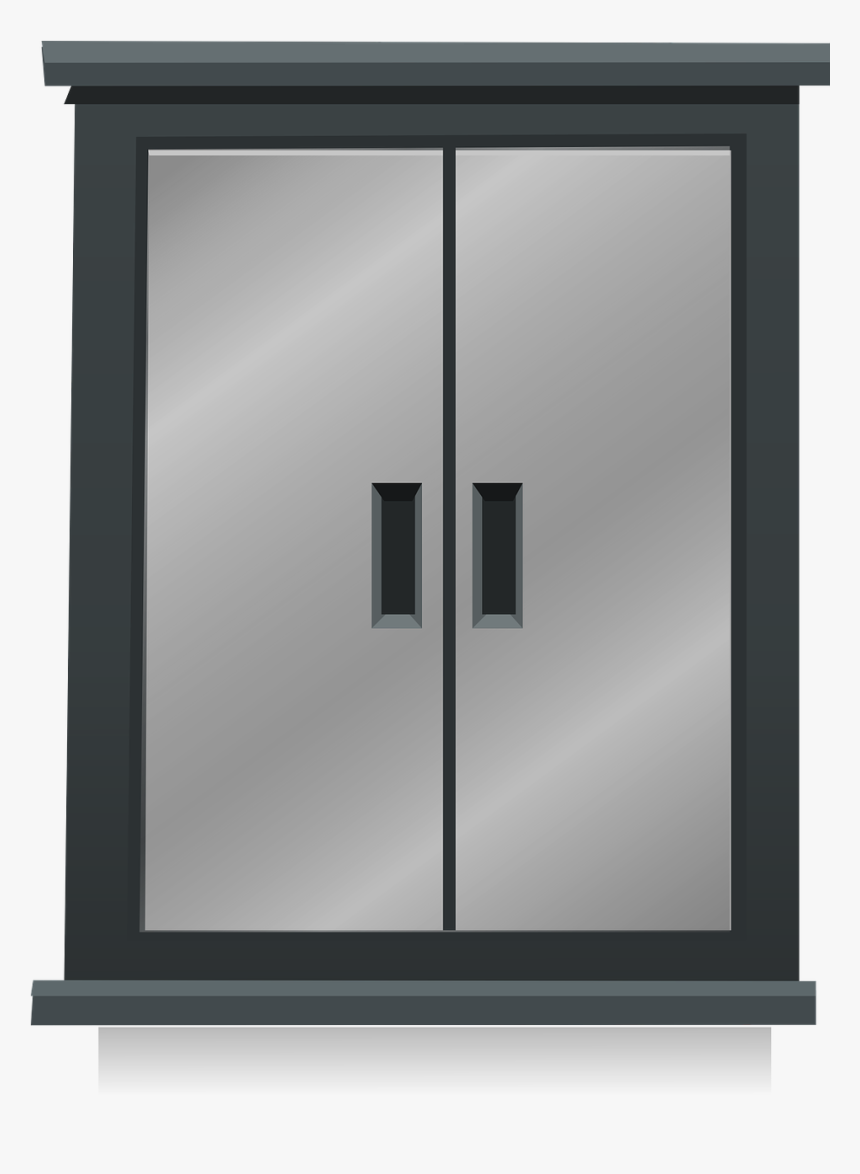 Double Doors, Metal, Steel, Grey, Gray, Entry, Entrance - Double Door Texture Png, Transparent Png, Free Download