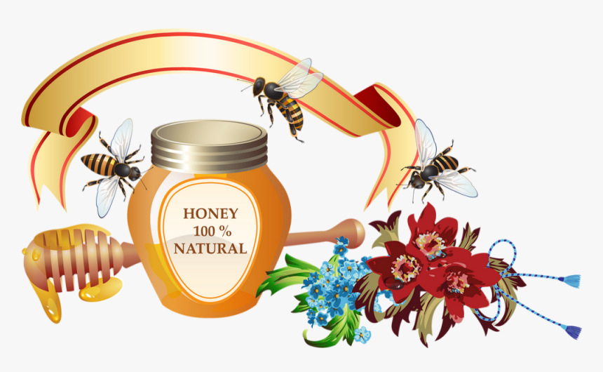 Transparent Honey Pot Png - Vector Honey Clip Art, Png Download, Free Download