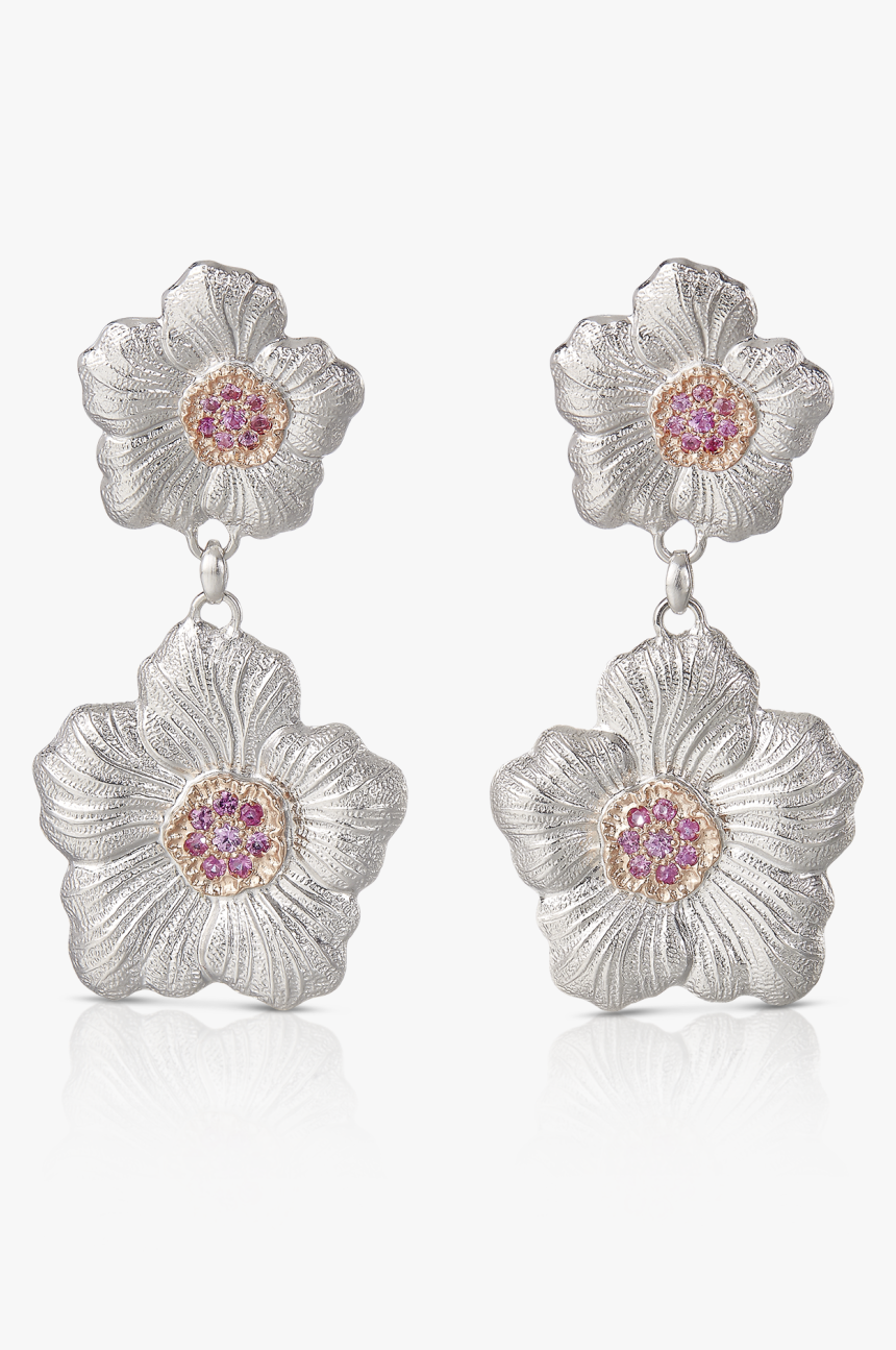 Gardenia Pendant Earrings - Buccellati Gardenia, HD Png Download, Free Download