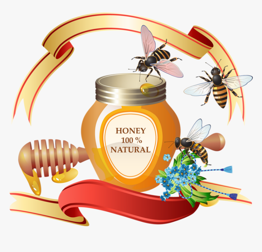 Miel Png, Abeilles - Vector Honey Clip Art, Transparent Png, Free Download