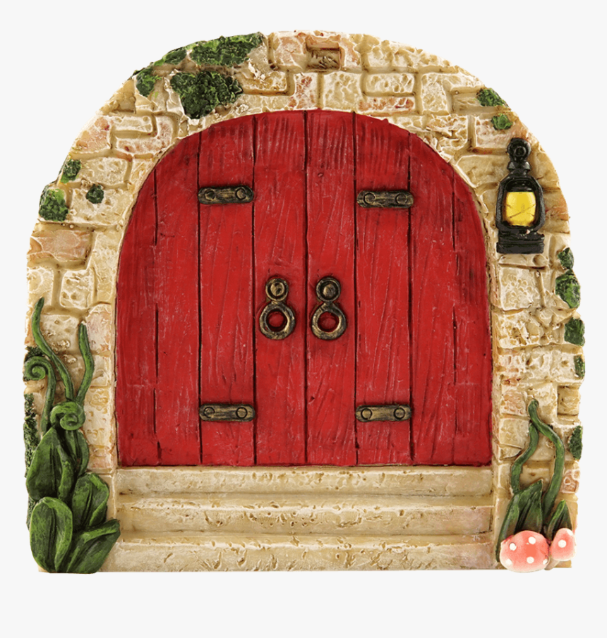 Red Fairy Garden Double Doors - Home Door, HD Png Download, Free Download