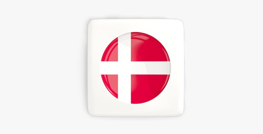 Square Icon With Round Flag - Cross, HD Png Download, Free Download