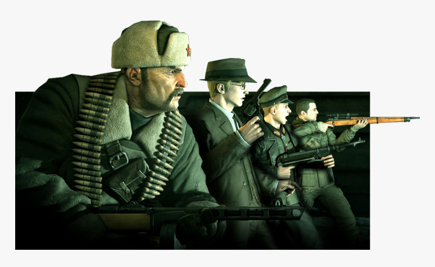 Análisis De Sniper Elite - Nazi Zombies Secret Characters, HD Png Download, Free Download