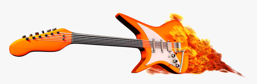 Rock Music Png - Transparent Rock Guitar Png, Png Download, Free Download