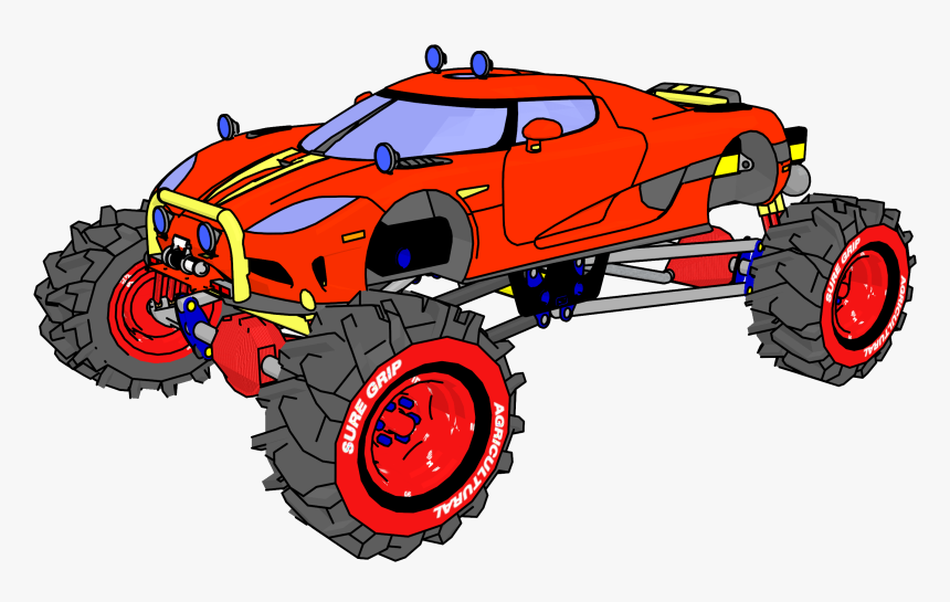 Agera Monster Clipart Png - Monster Truck, Transparent Png, Free Download