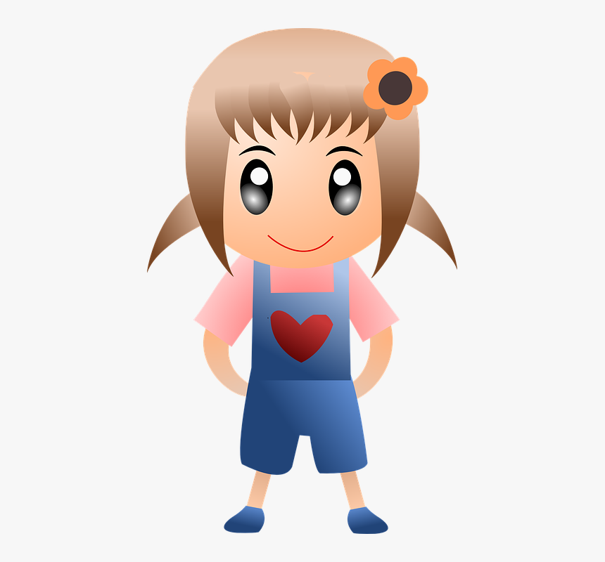 Flap Trousers, Bib, Bib Overall, Dungarees, Young, - Clip Art, HD Png Download, Free Download
