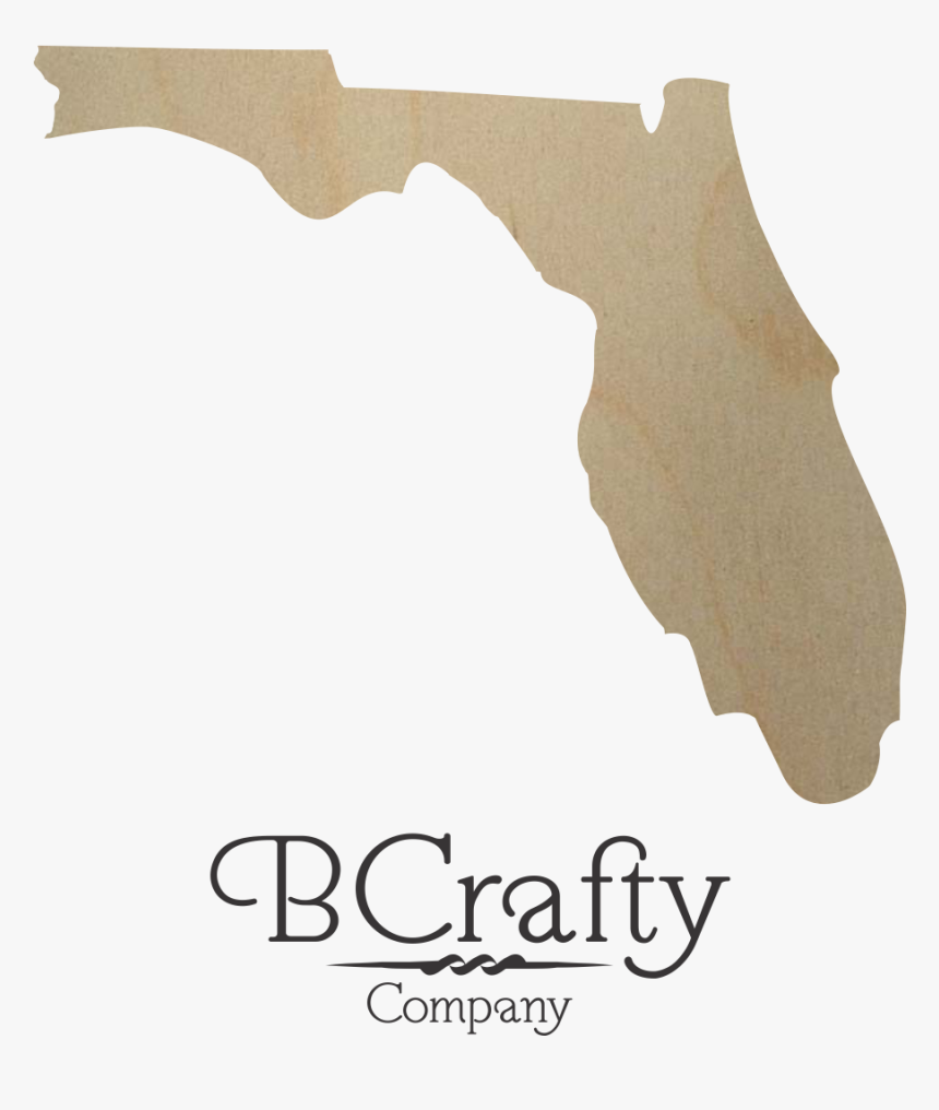 Wooden State Wood Cutout - Florida State Cut Out, HD Png Download, Free Download