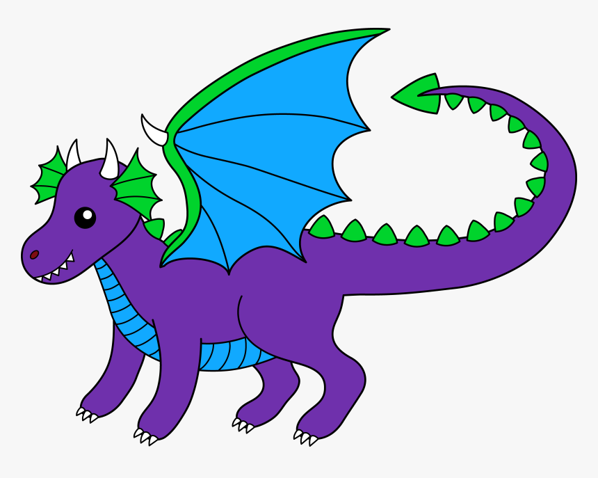Cute Dragon Clipart - Dragons Clip Art, HD Png Download, Free Download