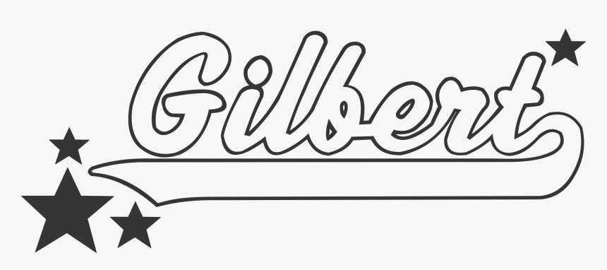 Phoenix Script With Tail And Stars, HD Png Download, Free Download