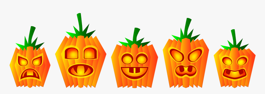 Line Of Jack O Lanterns, HD Png Download, Free Download