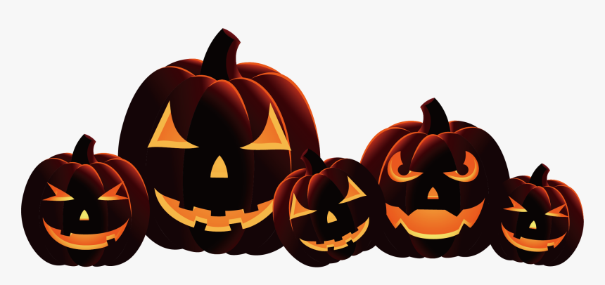 Pumpkin Black Background - Jack O Lantern Png, Transparent Png, Free Download