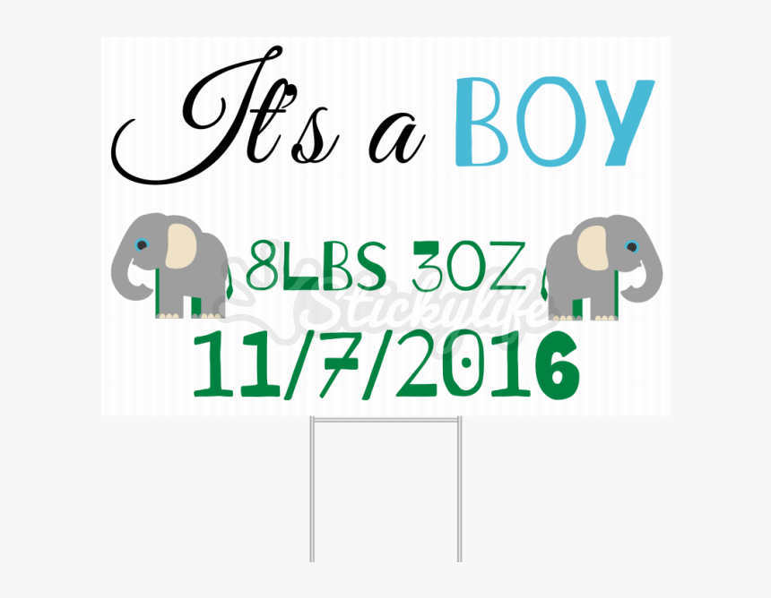 It"s A Boy Yard Sign - Blossom, HD Png Download, Free Download