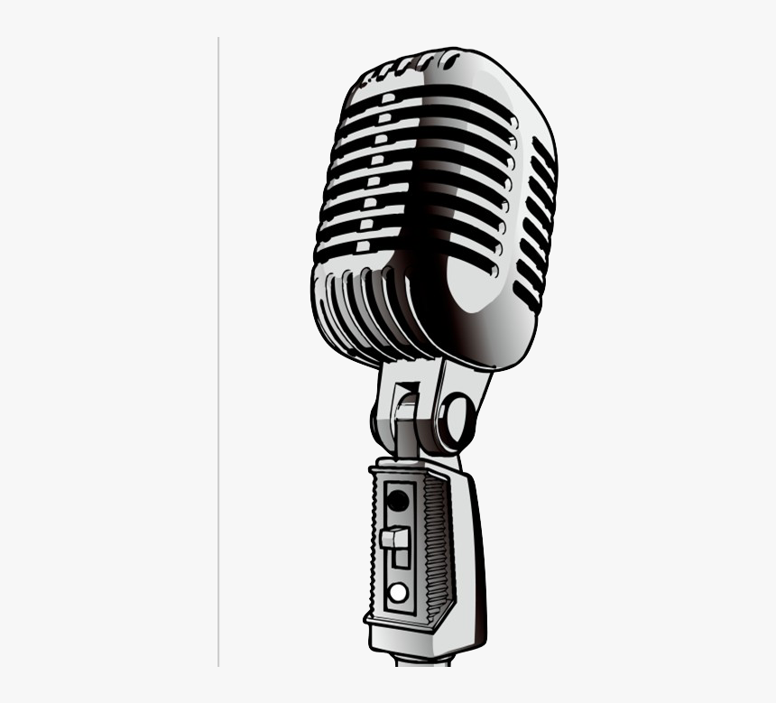 Microphone Cartoon Voice Actor - Cartoon Transparent Background Microphone, HD Png Download, Free Download