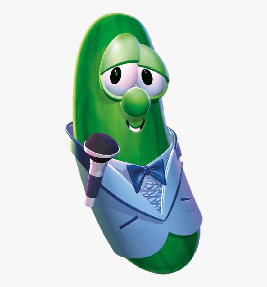 Larry With Microphone - Veggietales: The End Of Silliness? More Really Silly, HD Png Download, Free Download