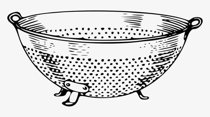 Clipart Kitchen Utensils - Strainer Clipart, HD Png Download, Free Download