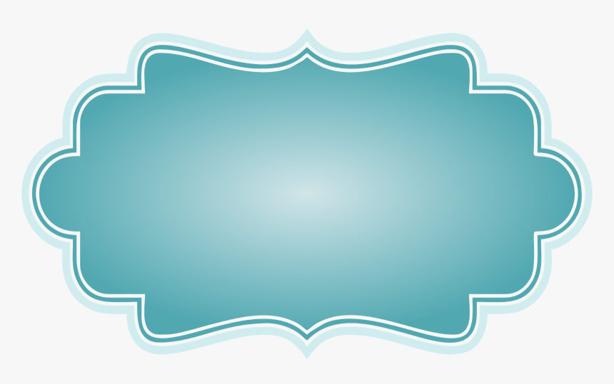 Blue Vintage Frame Png, Transparent Png, Free Download