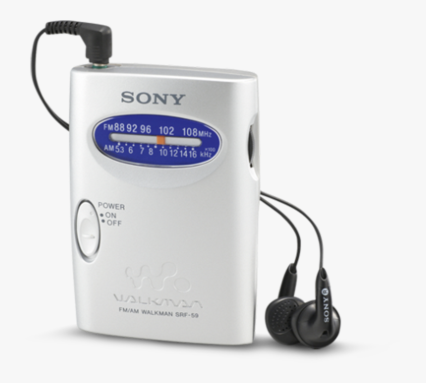 Transparent Walkman Png - Walkman Sony Pocket Radio, Png Download, Free Download