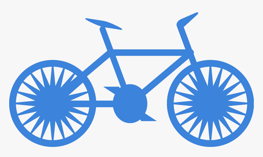 Monte A Bicicleta - Clip Art Black And White Bike, HD Png Download, Free Download